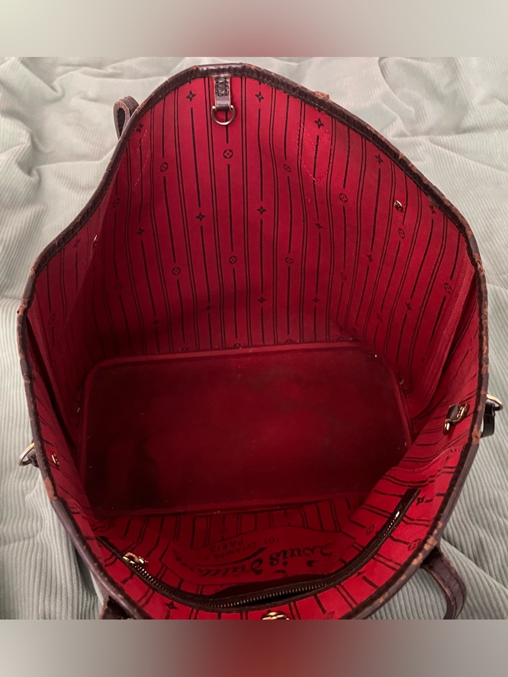 Louis Vuitton 2011 Damier Neverfull Canvas Tote - Picture 3 of 12